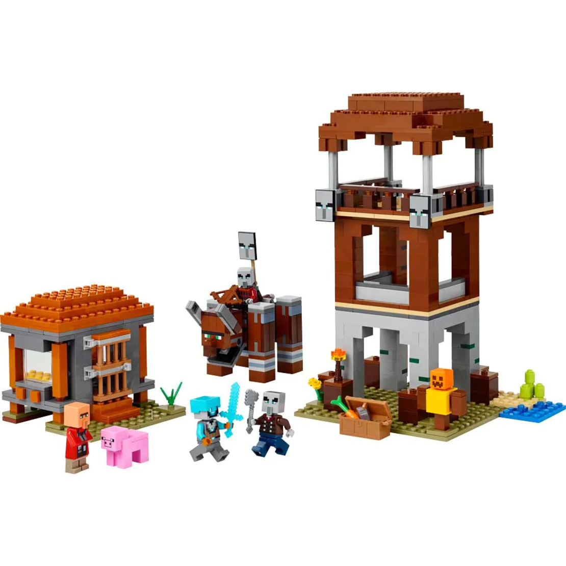 LEGO® Minecraft® Кулата на грабителите и Опустошителя 21278