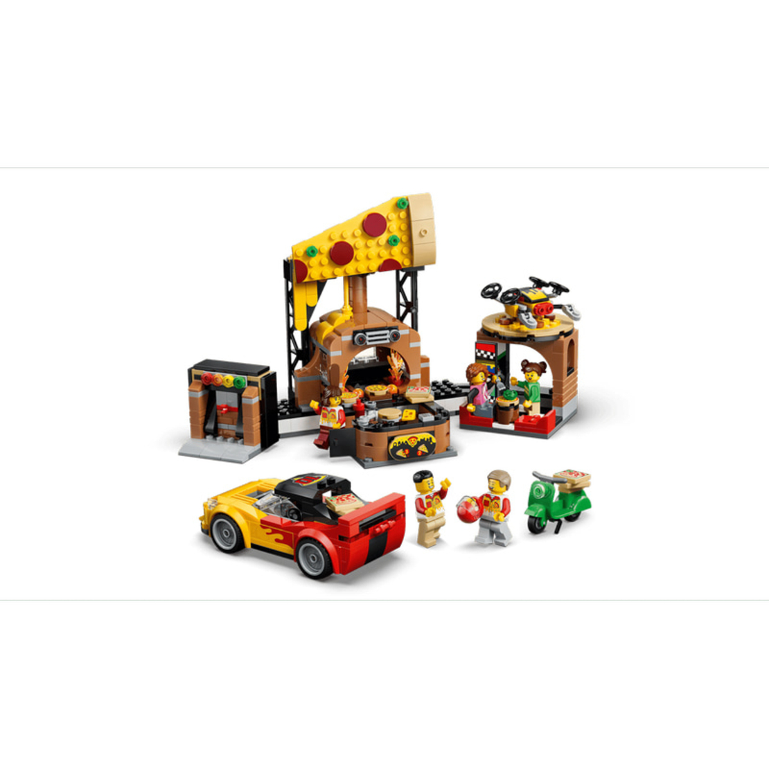 LEGO® City Доставка на пица с превозни средства 60496
