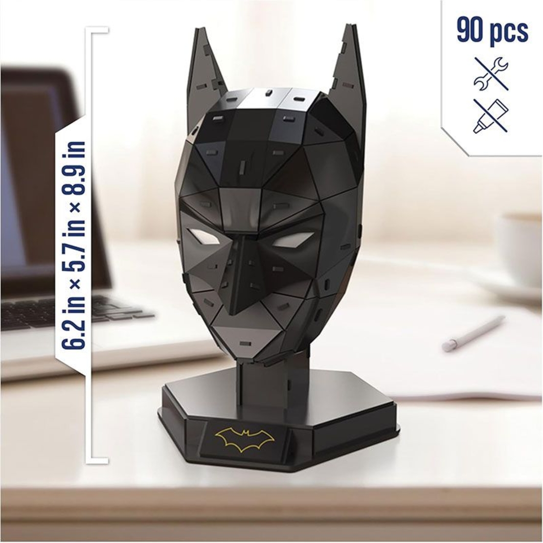 3D пъзел Spin Master DC Comics: Batman Mask, 90 ч.