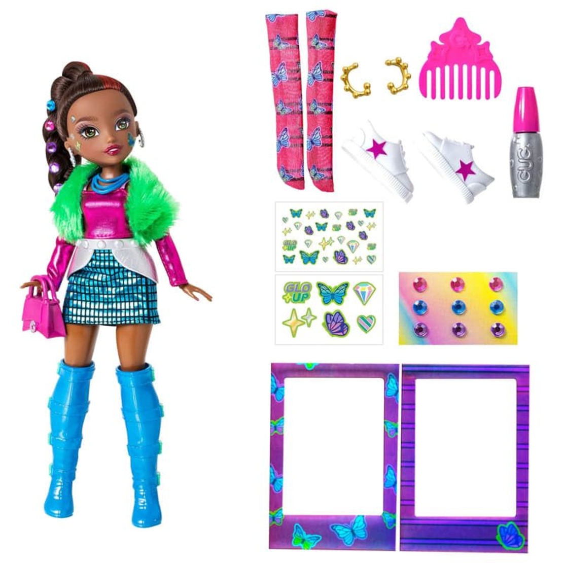 Кукла Raya Toys GLO-UP Girls All out Kenzie, с аксесоари
