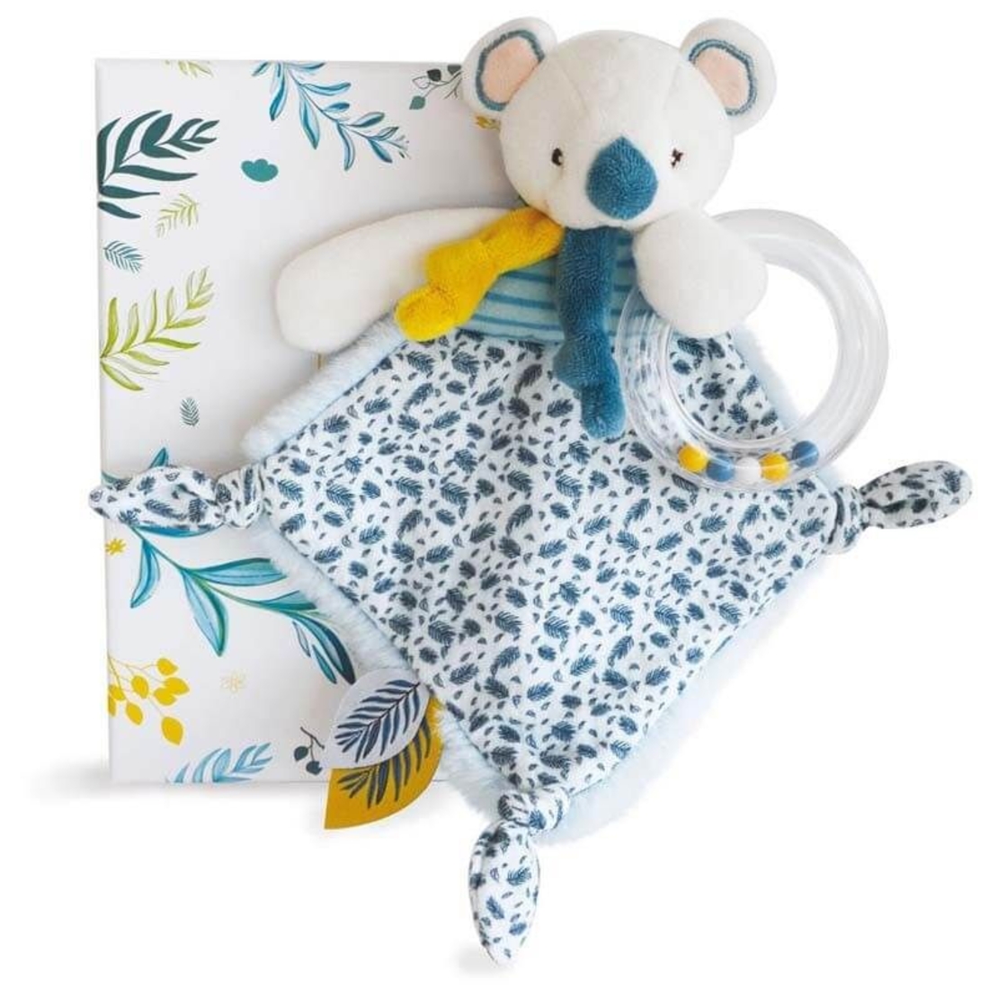 Плюшена играчка за гушкане Doudou коала с дрънкалка 22 см, DC3666