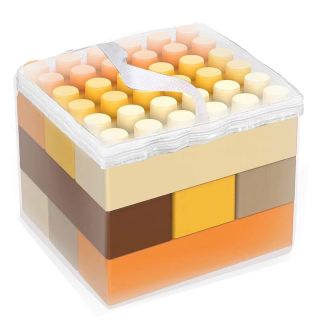 Raya Toys Конструктор с едри части в кутия, 9 части