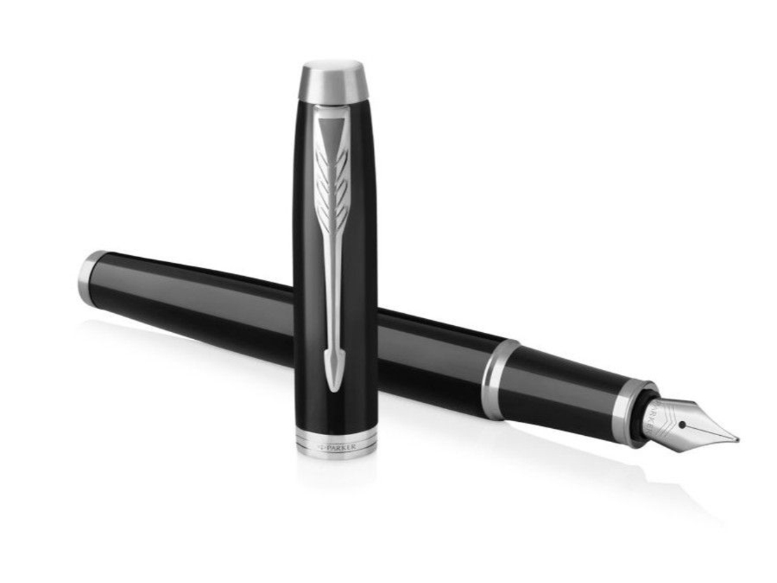 Писалка Parker Royal IM Black Chrome CT F