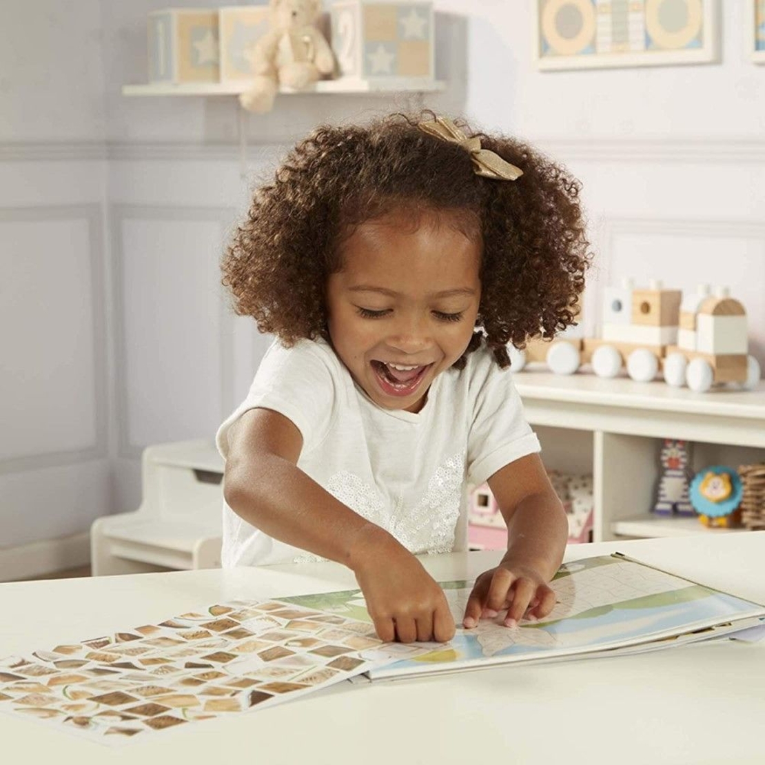 Книжка - мозайка със стикери Природа Melissa and Doug 40162