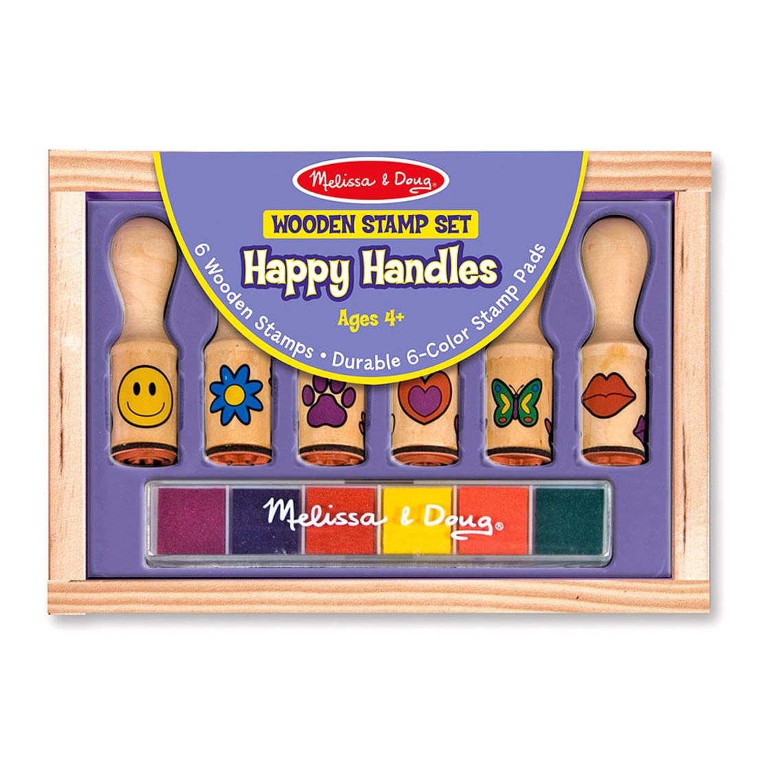 Дървени печати с дръжка Melissa and Doug 12407