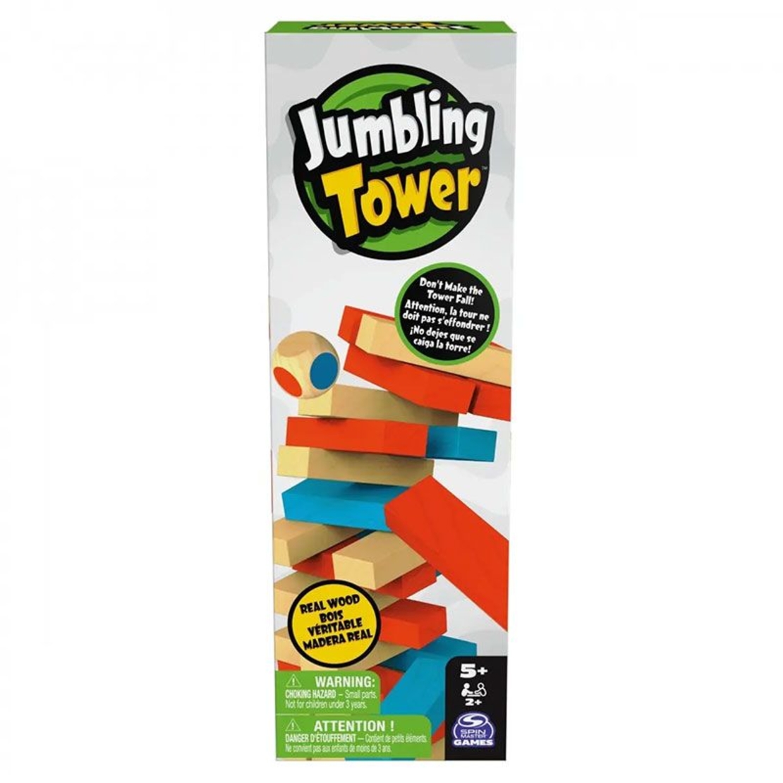 Настолна игра дженга Spin Master Jumbling Tower