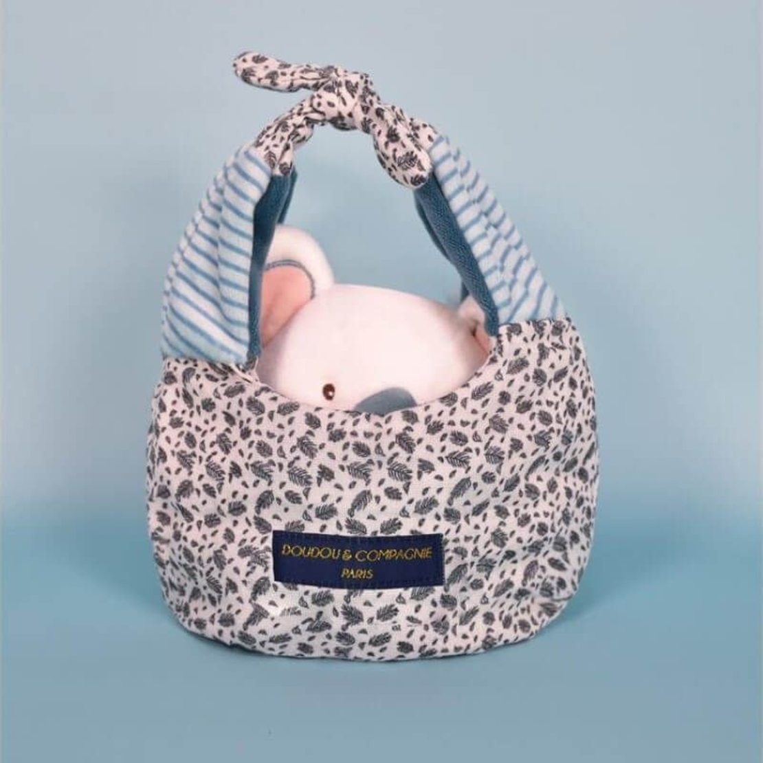 Плюшена играчка за гушкане, петрушка и чанта 3 в 1 Doudou коала 30 см, DC3826