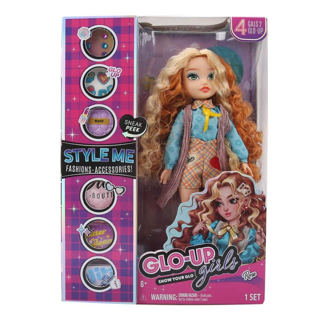 Кукла Raya Toys GLO-UP Girls Style Ме, с аксесоари