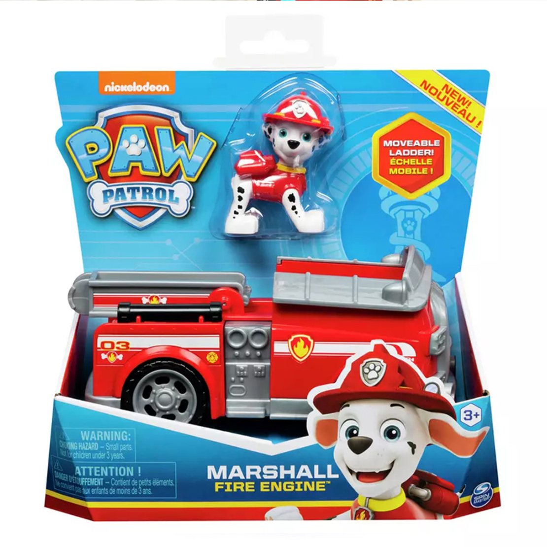 Комплект Spin Master Paw Patrol фигура с превозно средство Marshall 6054135