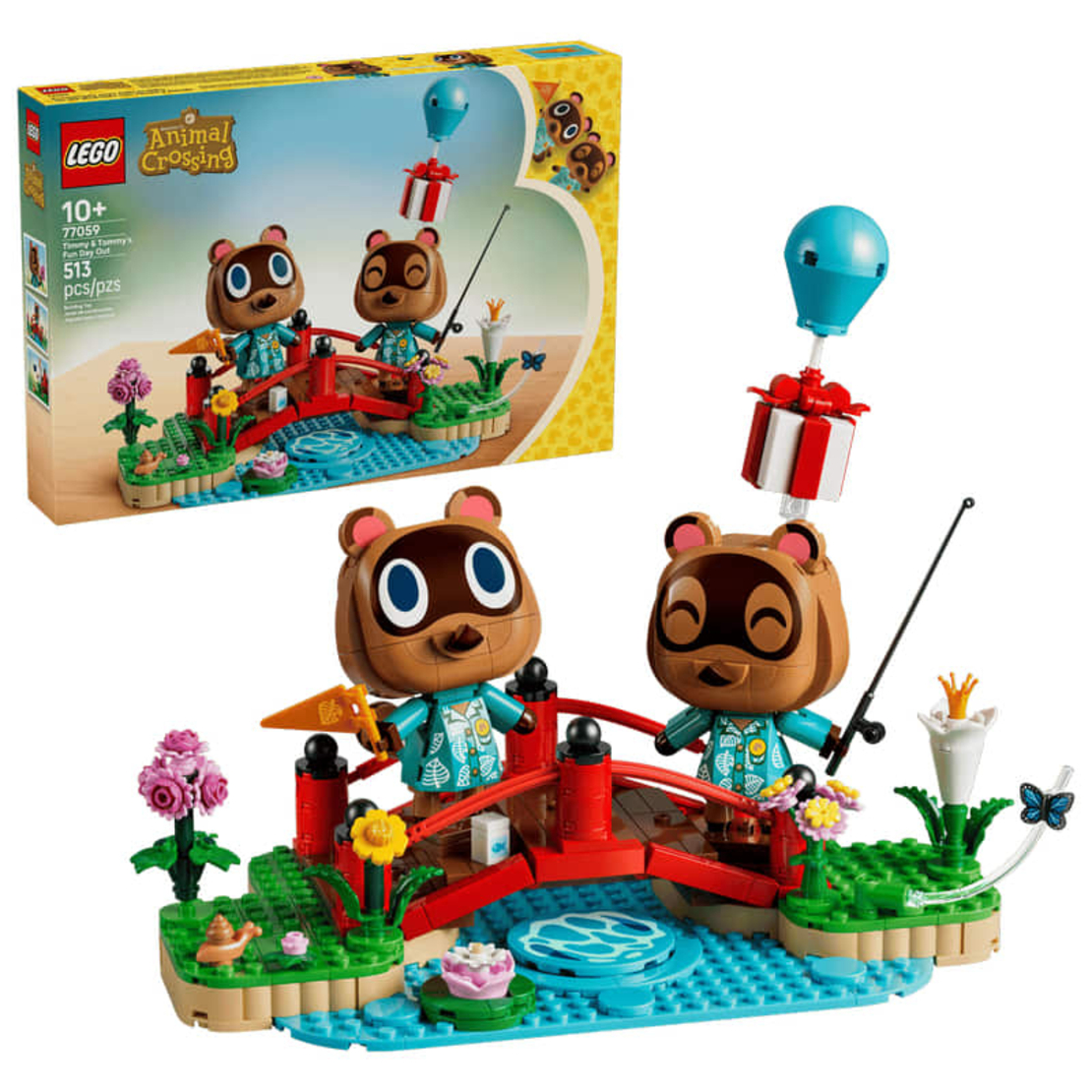 LEGO® Animal Crossing™ Забавен ден на Timmy и Tommy 77059