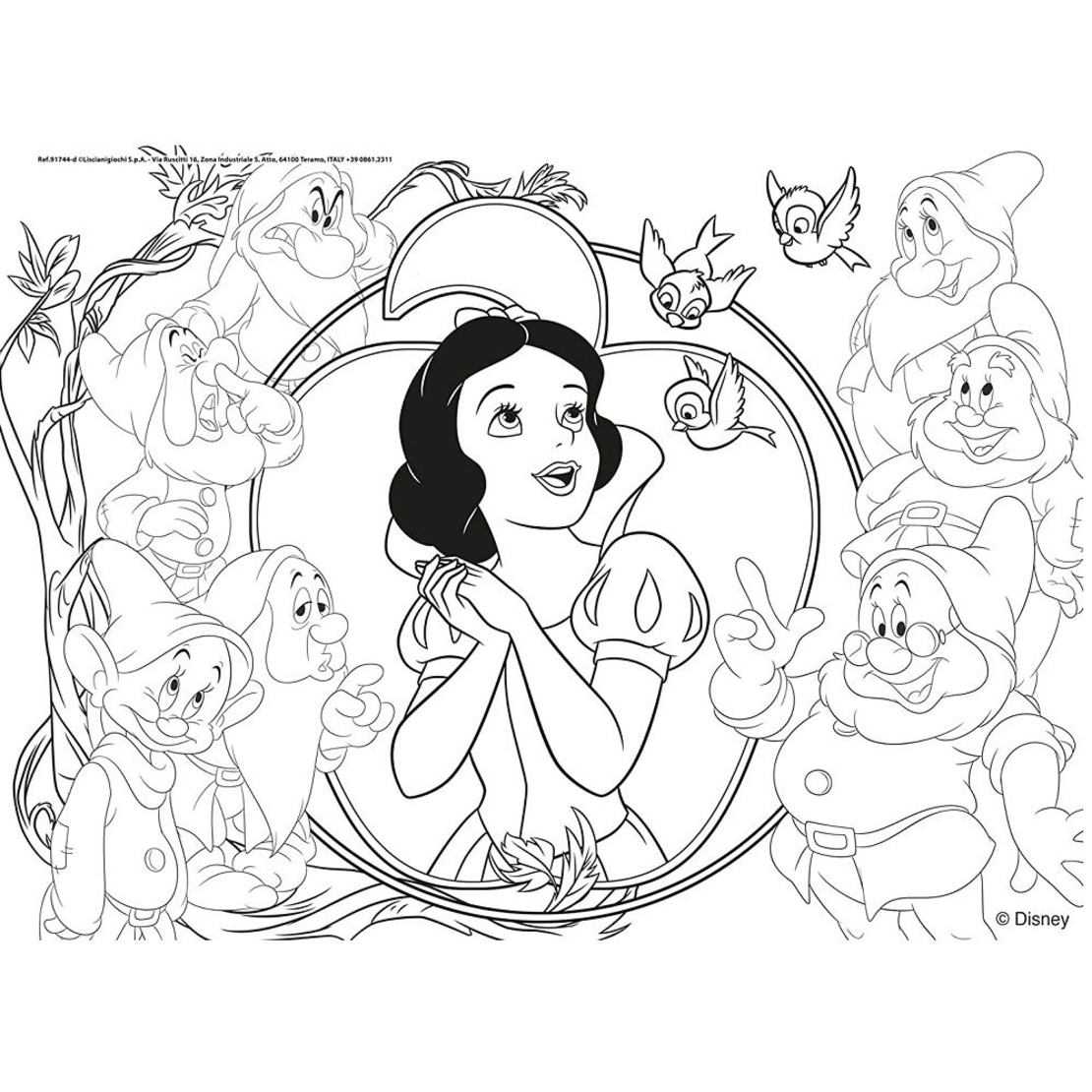 Пъзел Lisciani MAXI FLOOR Disney Принцеси 4x48 ч.