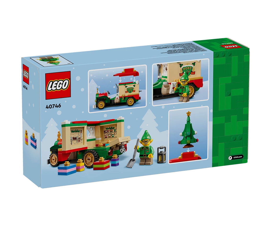 LEGO® Iconic Камионът за доставки на Дядо Коледа 40746
