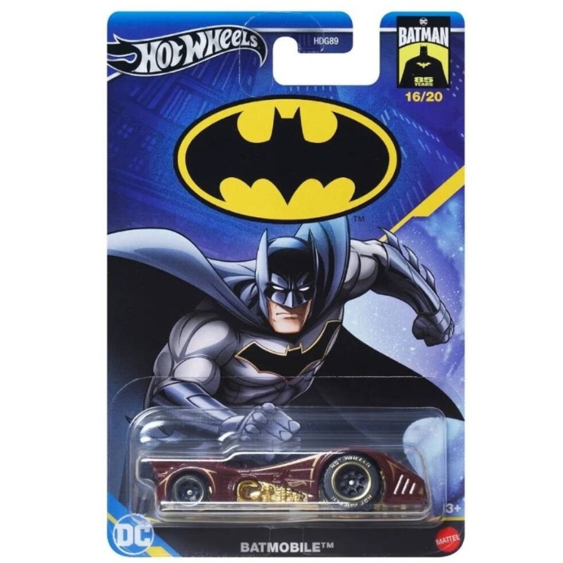 Количка Mattel Hot Wheels Silver Series Batman Batmobile, HRW31