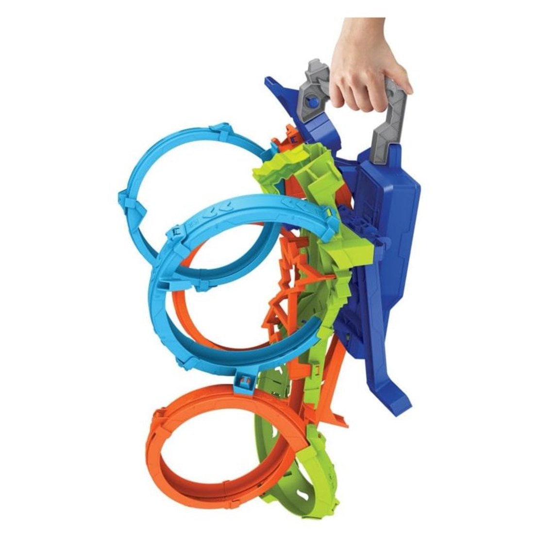 Писта Mattel Hot Wheels 4-Loop Crash-Out, HXR70