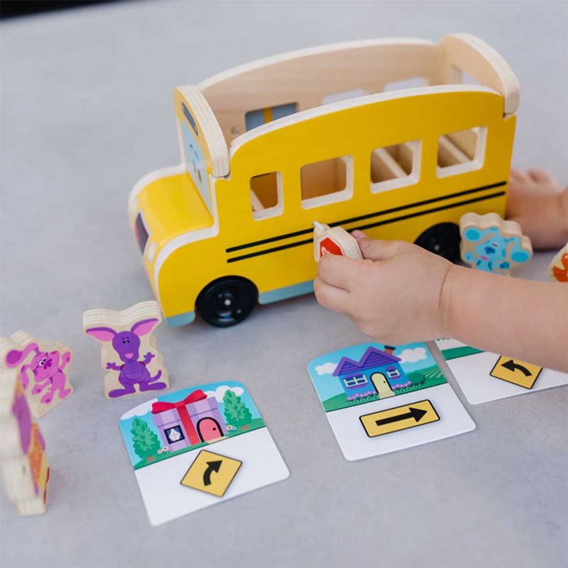 Дървен училищен автобус Melissa & Doug Blue's Clues & You, 33011
