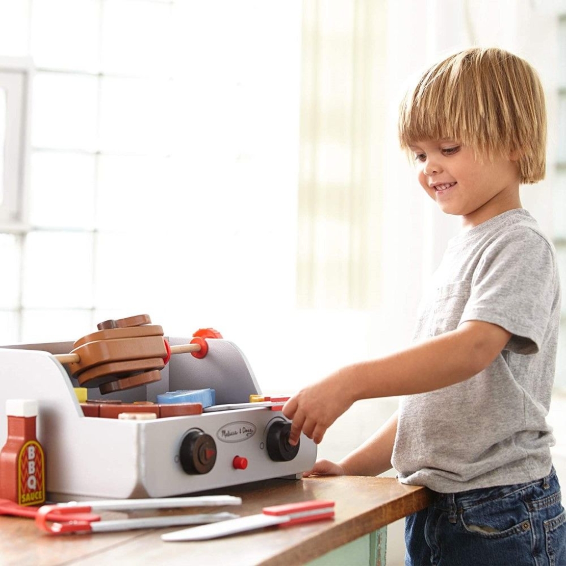 Дървено барбекю с аксесоари Melissa and Doug 19269