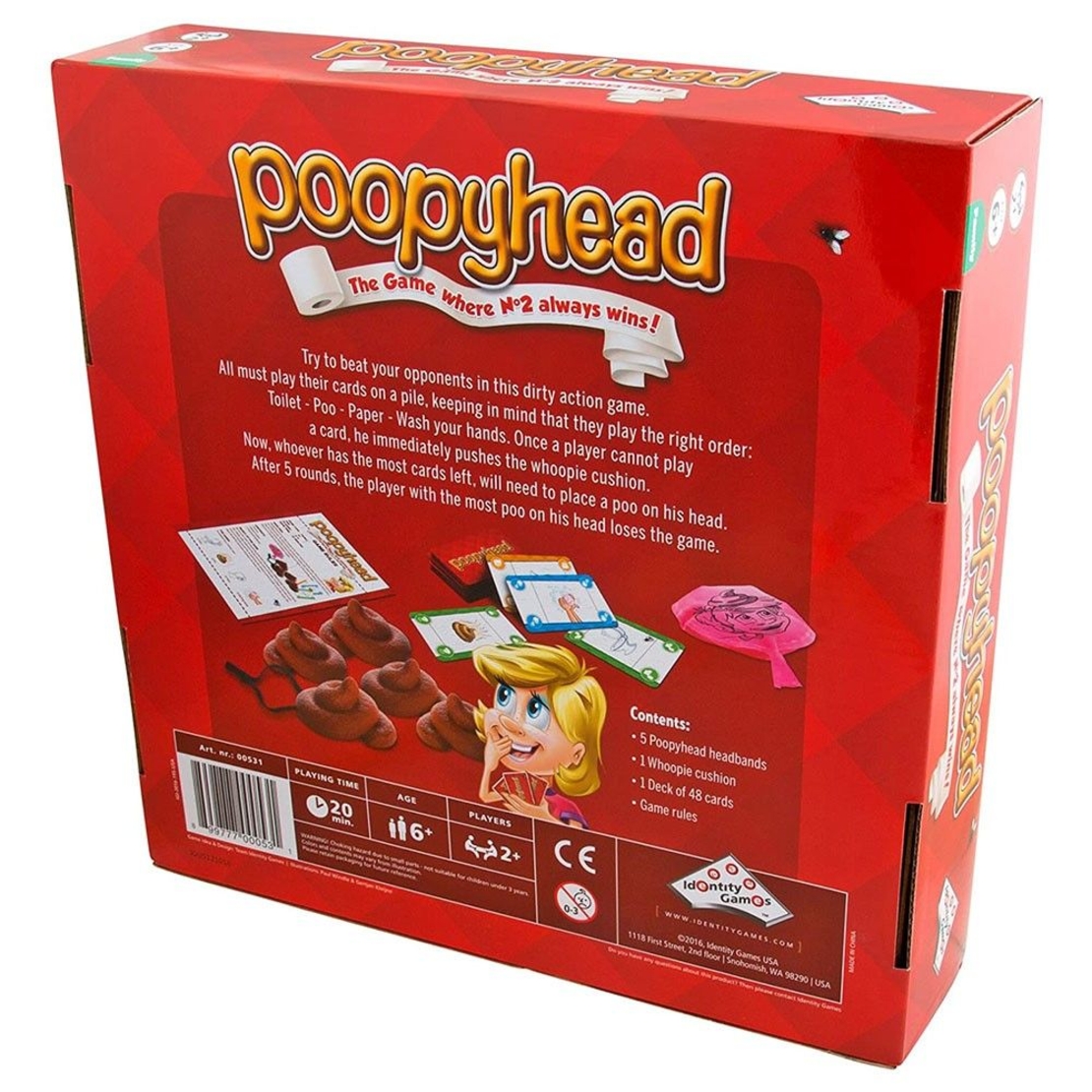 Игра с карти Raya Toys Poopyhead