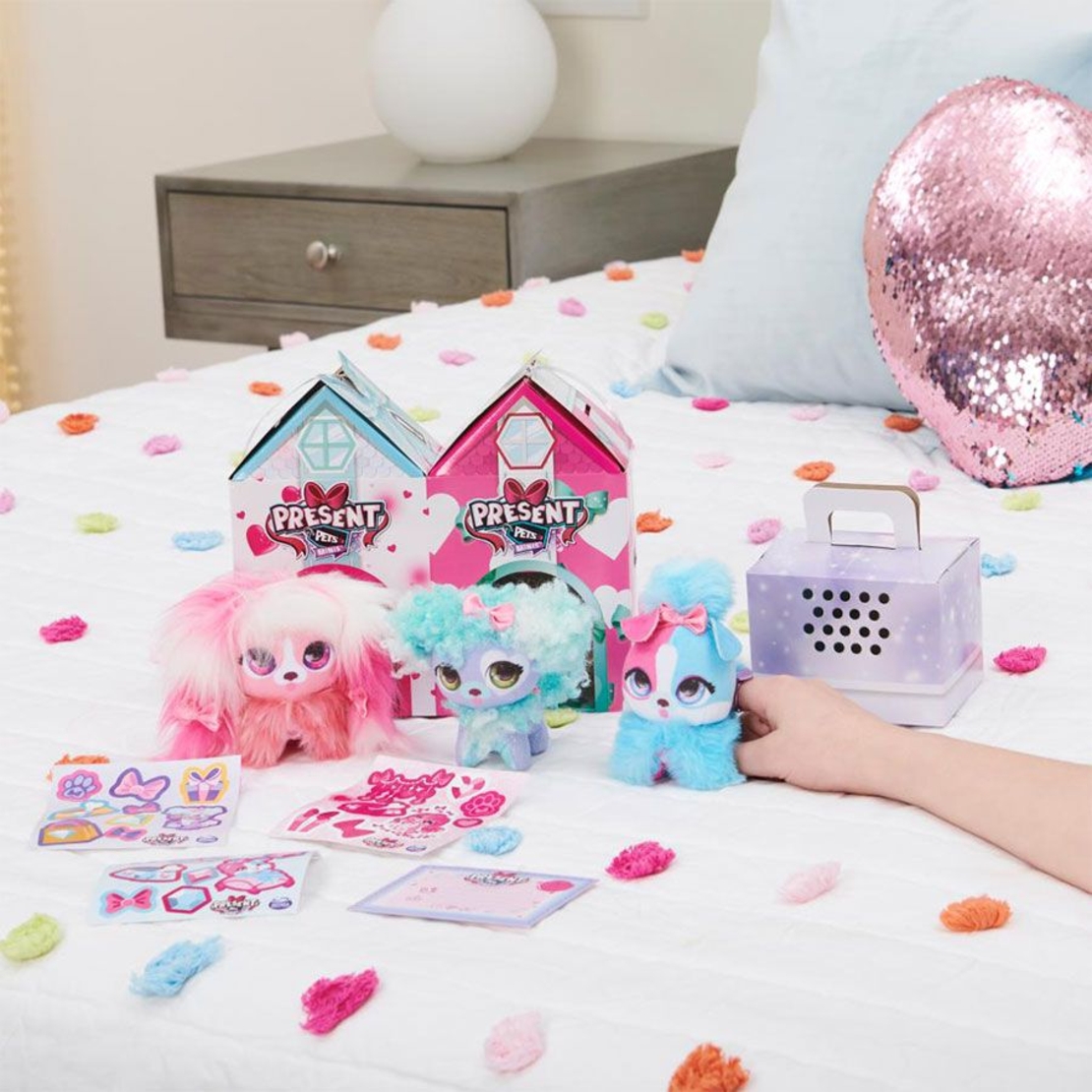 Плюшени играчки изненада Spin Master Present Pets Minis Fluffy BFFs 3 бр.