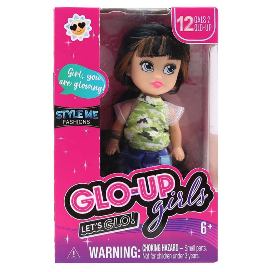 Мини кукла Raya Toys GLO-UP Girls Let`s Glo!