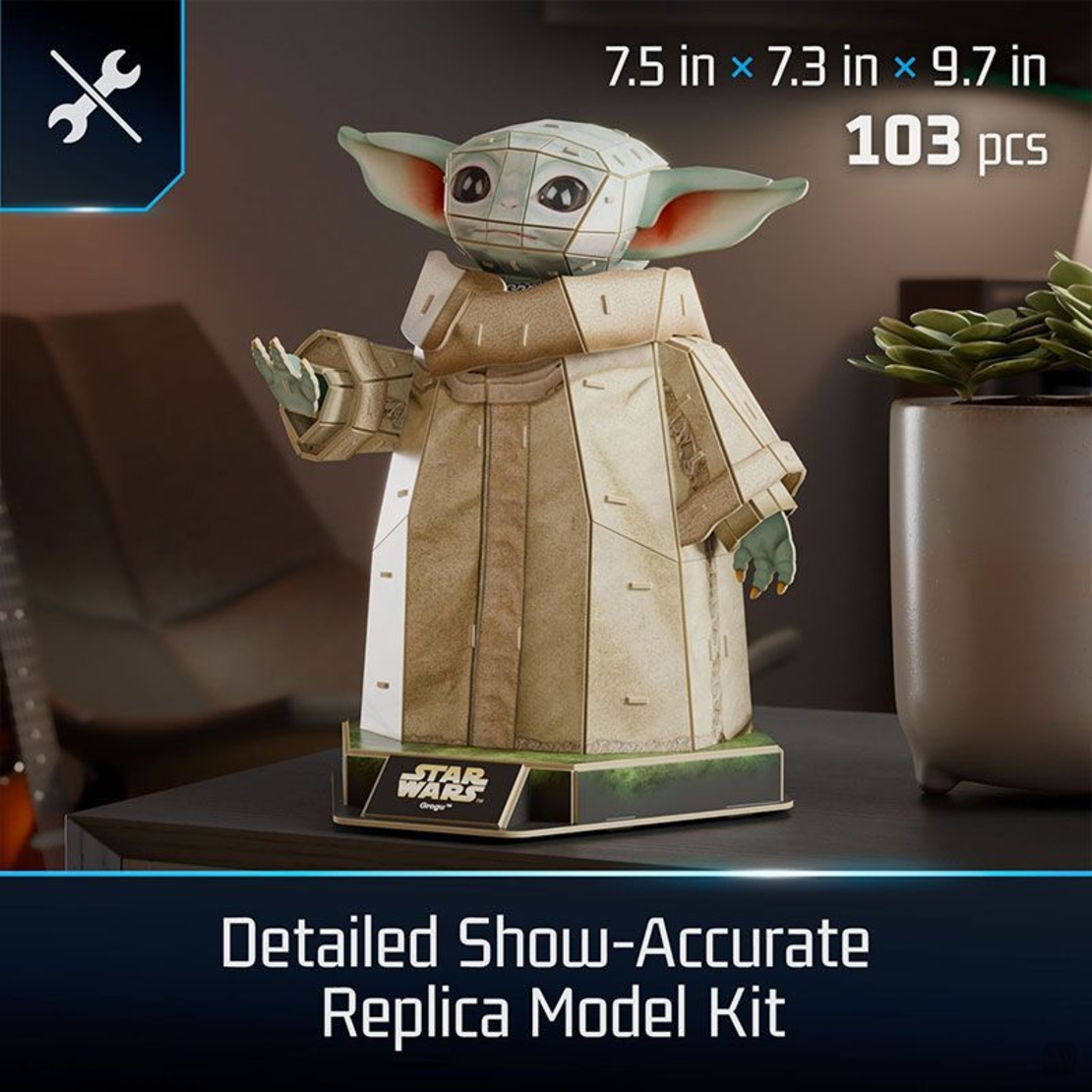 3D пъзел Spin Master Star Wars Grogu, 103 ч.
