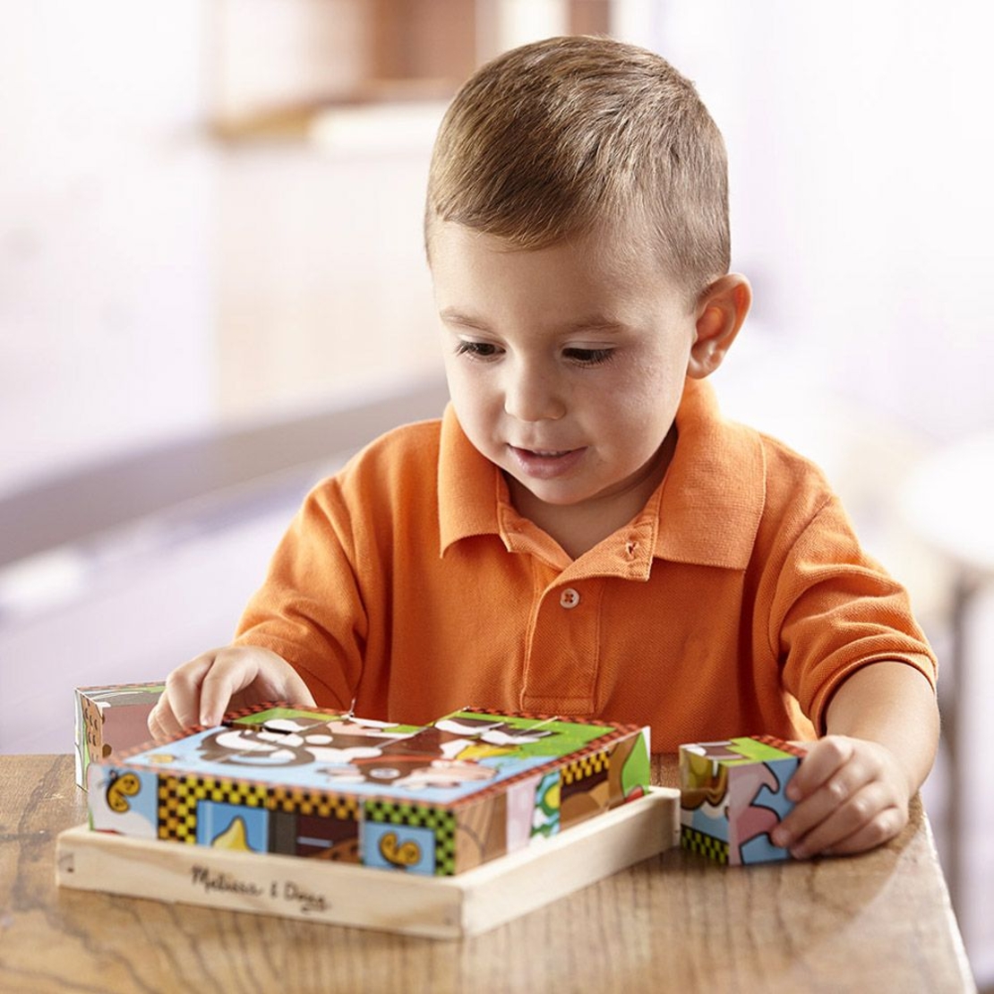 Дървени кубчета Melissa and Doug Фермата 10775