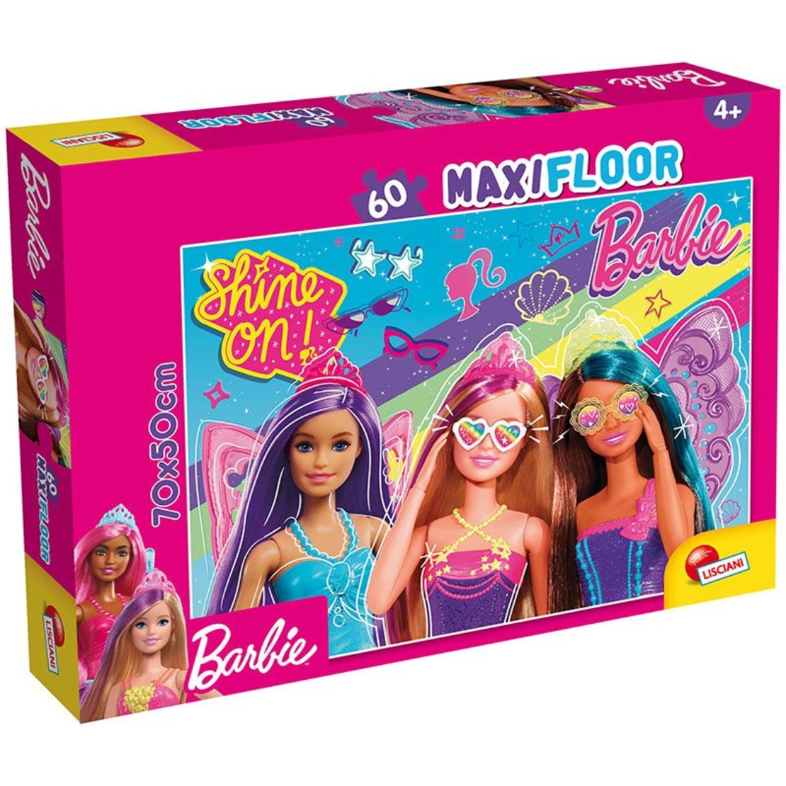 Детски пъзел Lisciani Maxifloor Barbie, 60 части