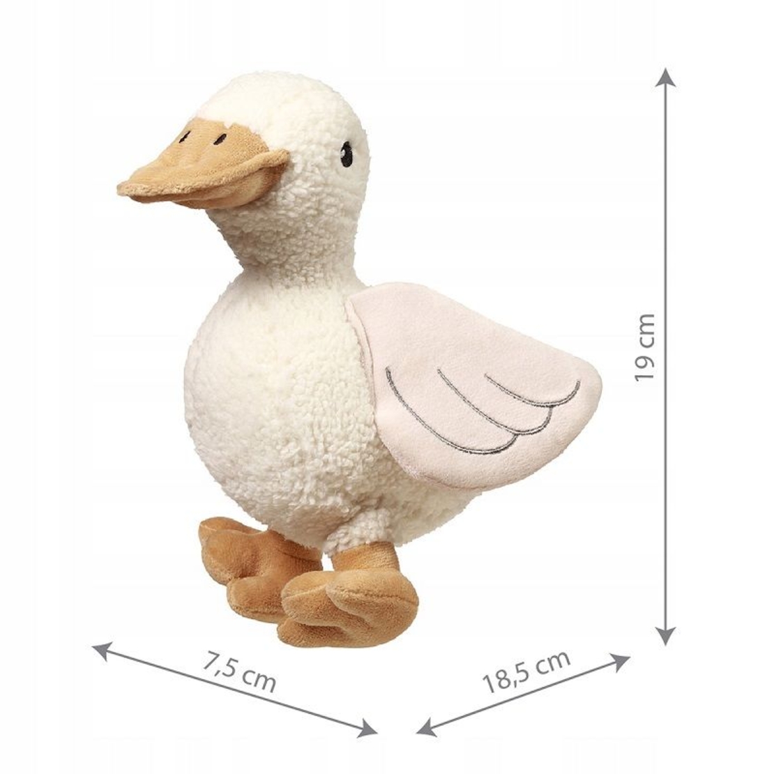 Плюшена играчка за гушкане BabyOno Goose Zoe 1554