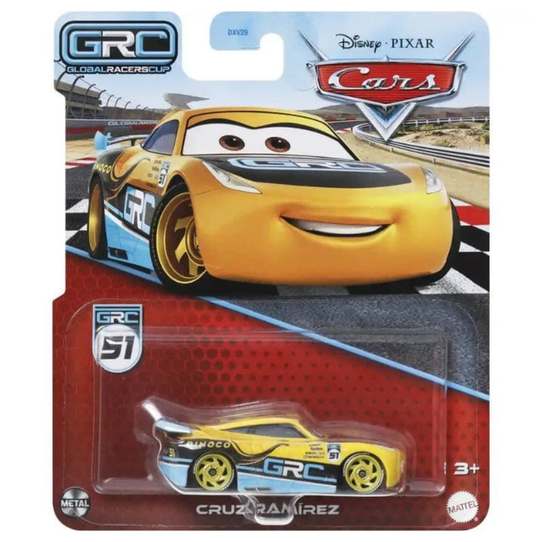 Метална количка Mattel Cars Cruz Ramirez 1:55, HYD13