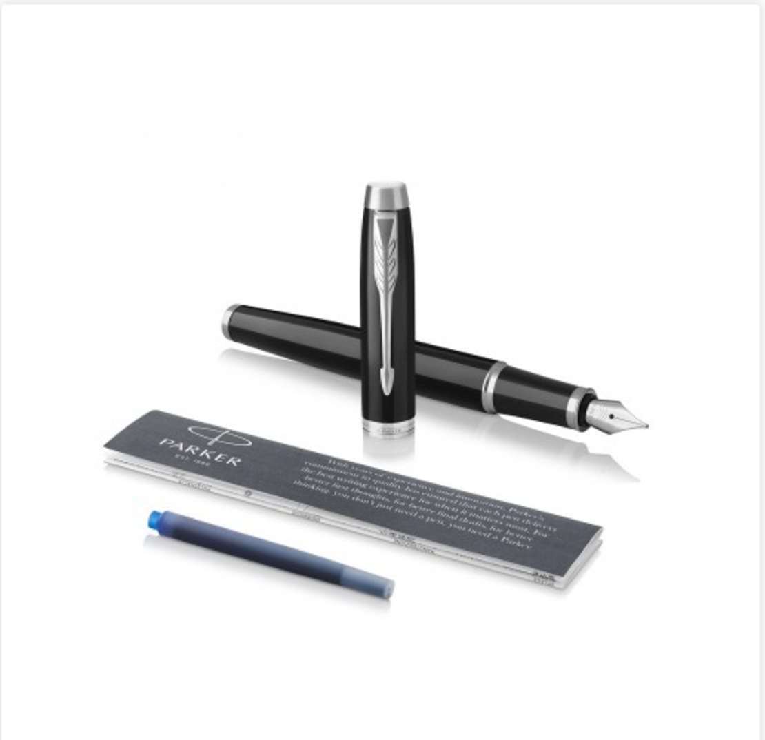 Писалка Parker Royal IM Black Chrome CT M