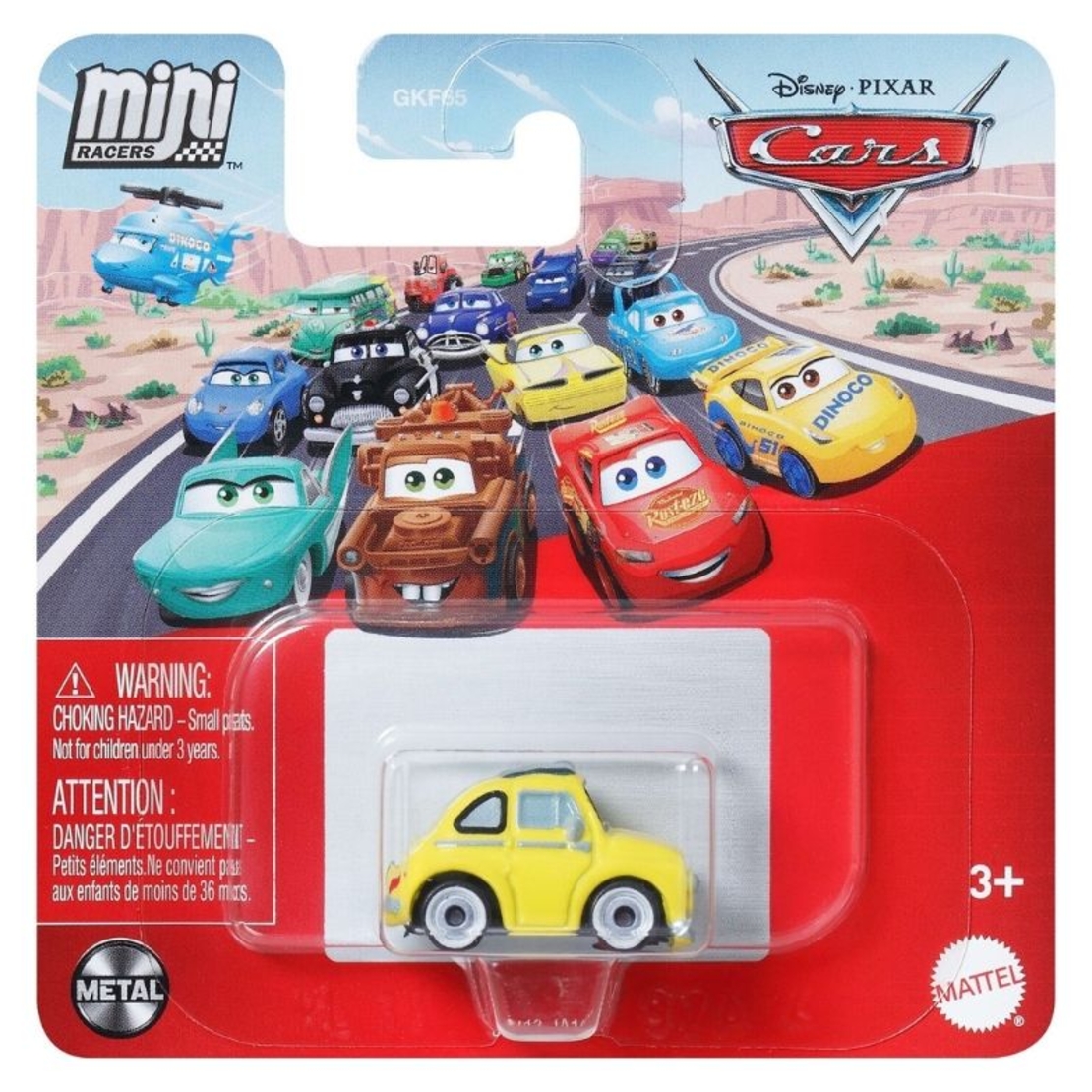 Метална количка Mattel Cars Luigi, JDJ43