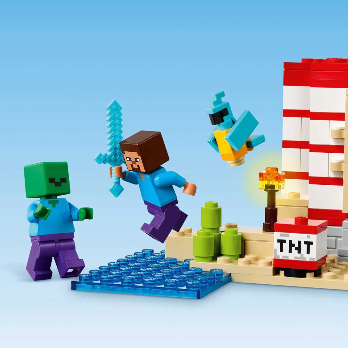 LEGO® Minecraft® TNT къща в джунглата 21275
