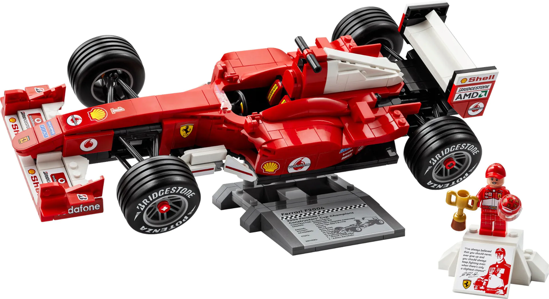 LEGO® Icons Ferrari F2004 и Michael Schumacher 11375