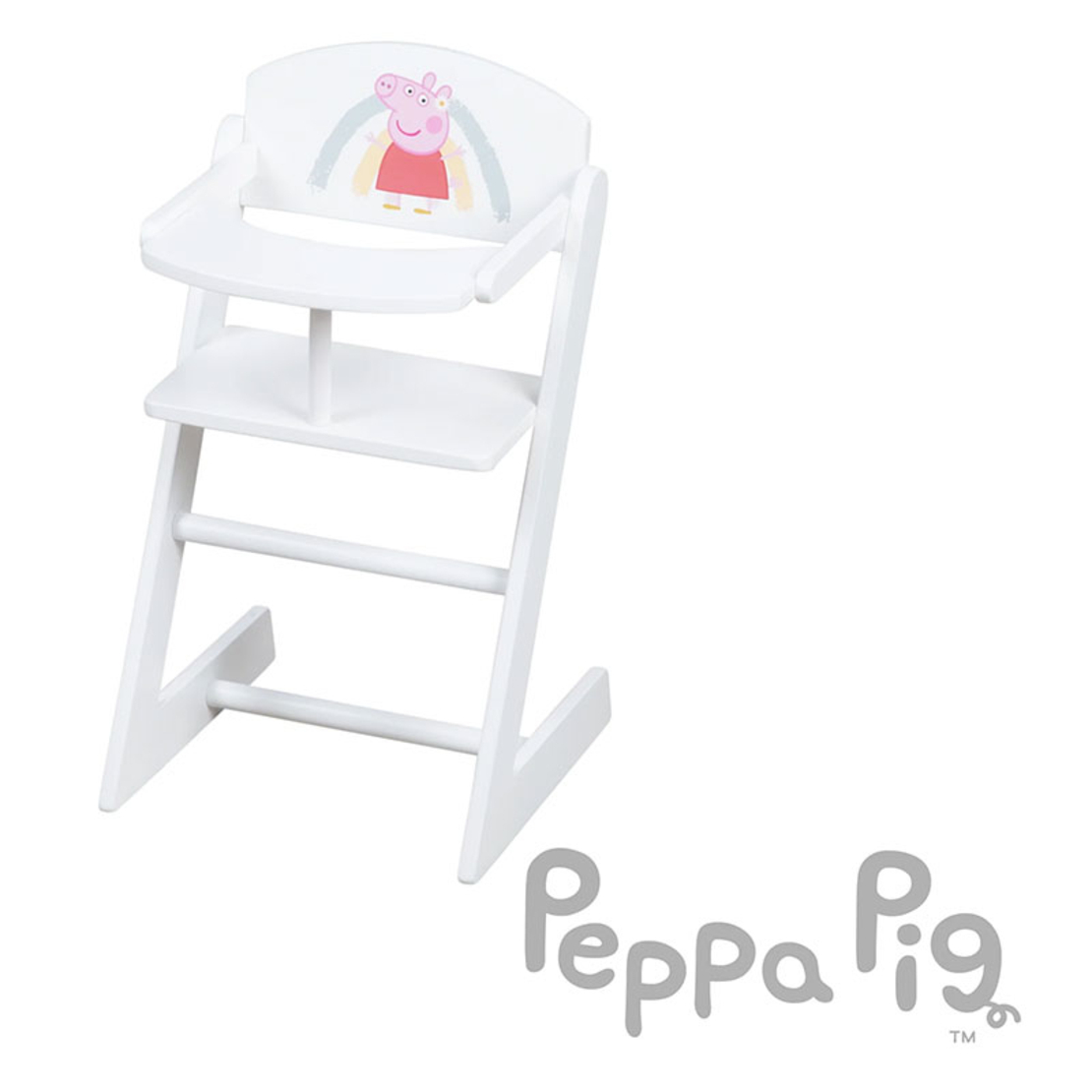 Детско столче за хранене на кукли Roba Peppa Pig, с възглавничка
