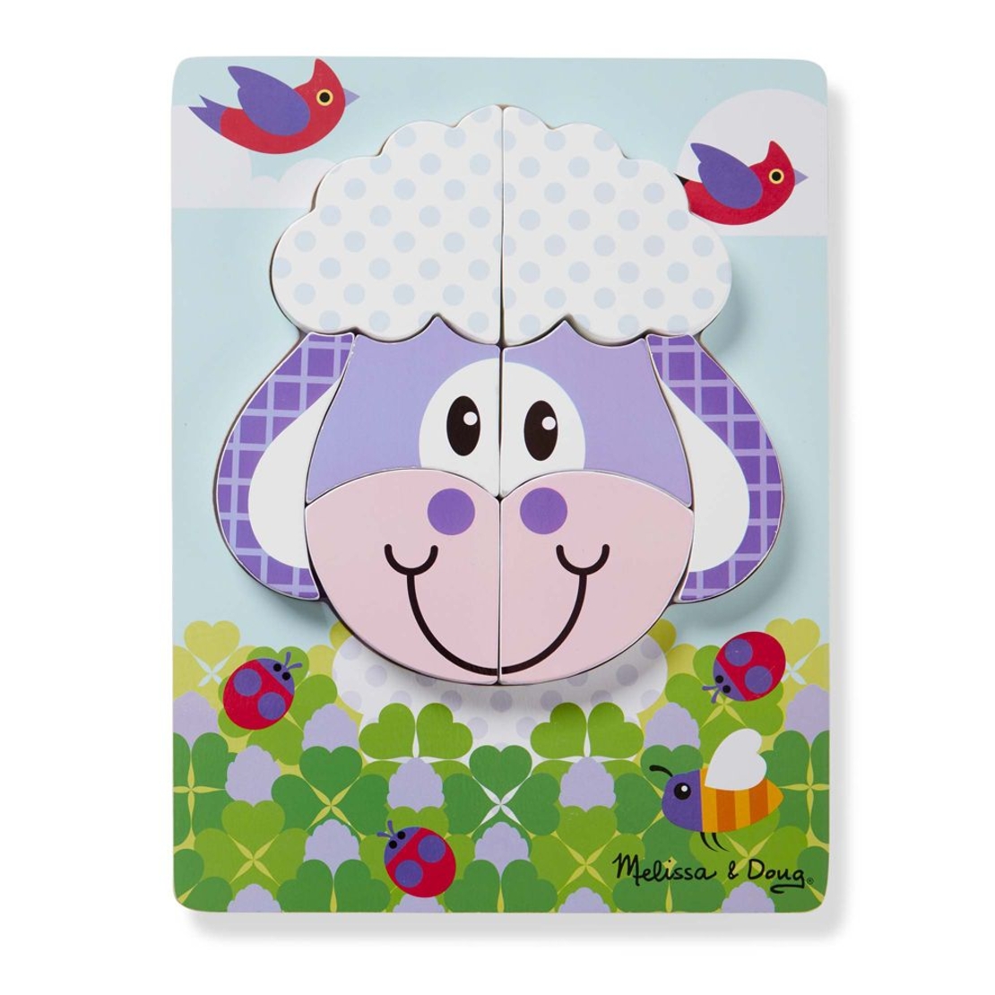 Дървен пъзел Melissa & Doug Ферма 40132