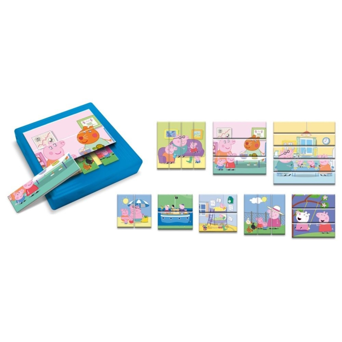 Детски прогресиращи пъзели Lisciani Peppa Pig 8 пъзела, 25ч.