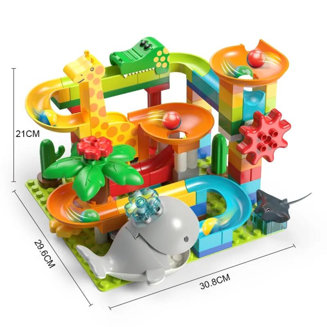 Конструктор Feelo Slide Series Whale, 97 ч.