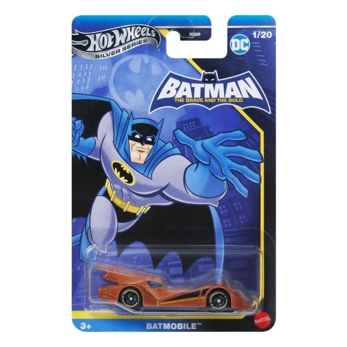 Количка Mattel Hot Wheels Silver Series Batman Batmobile, JBY23
