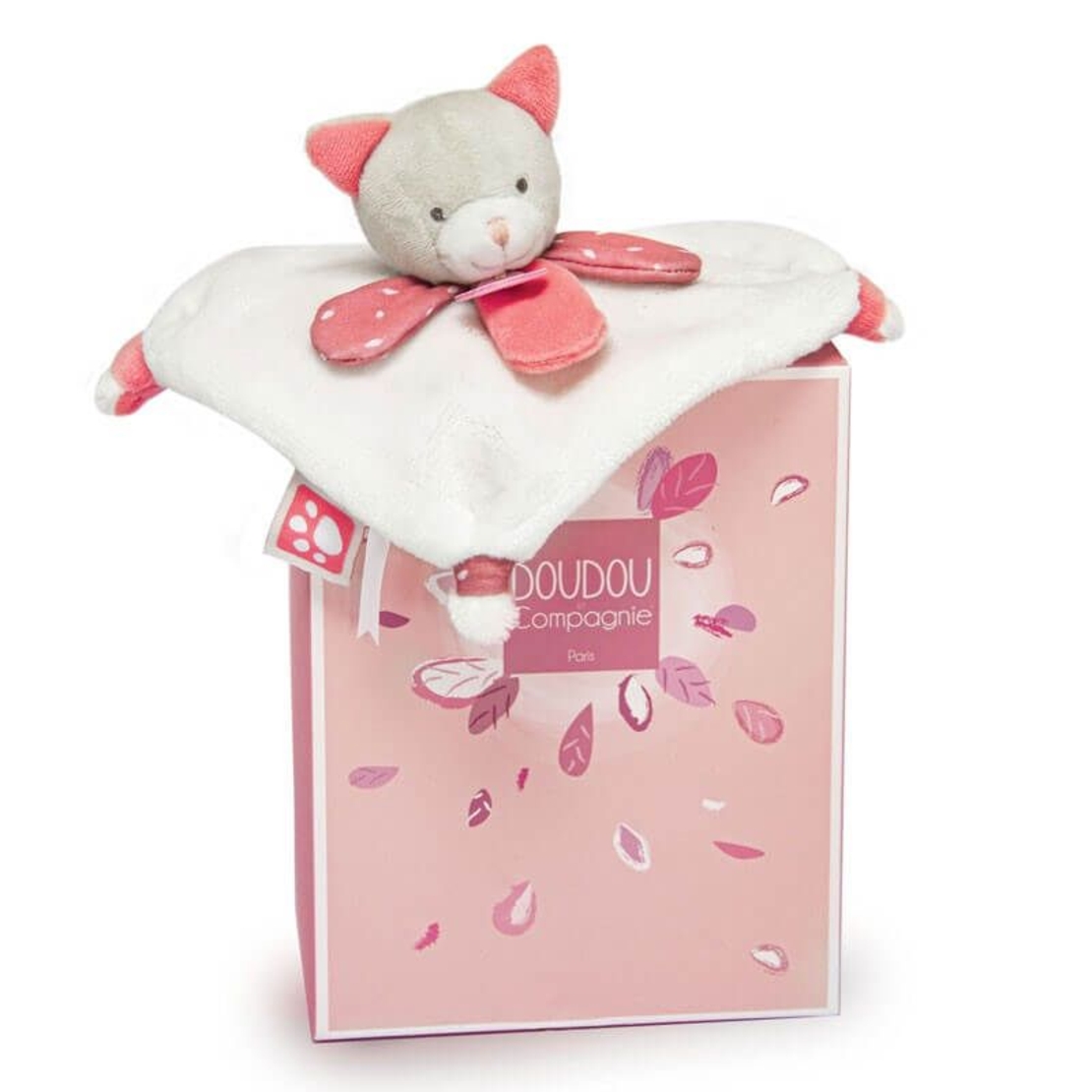 Плюшенa играчка за гушкане Doudou, с одеялце, 17 см., DC3835