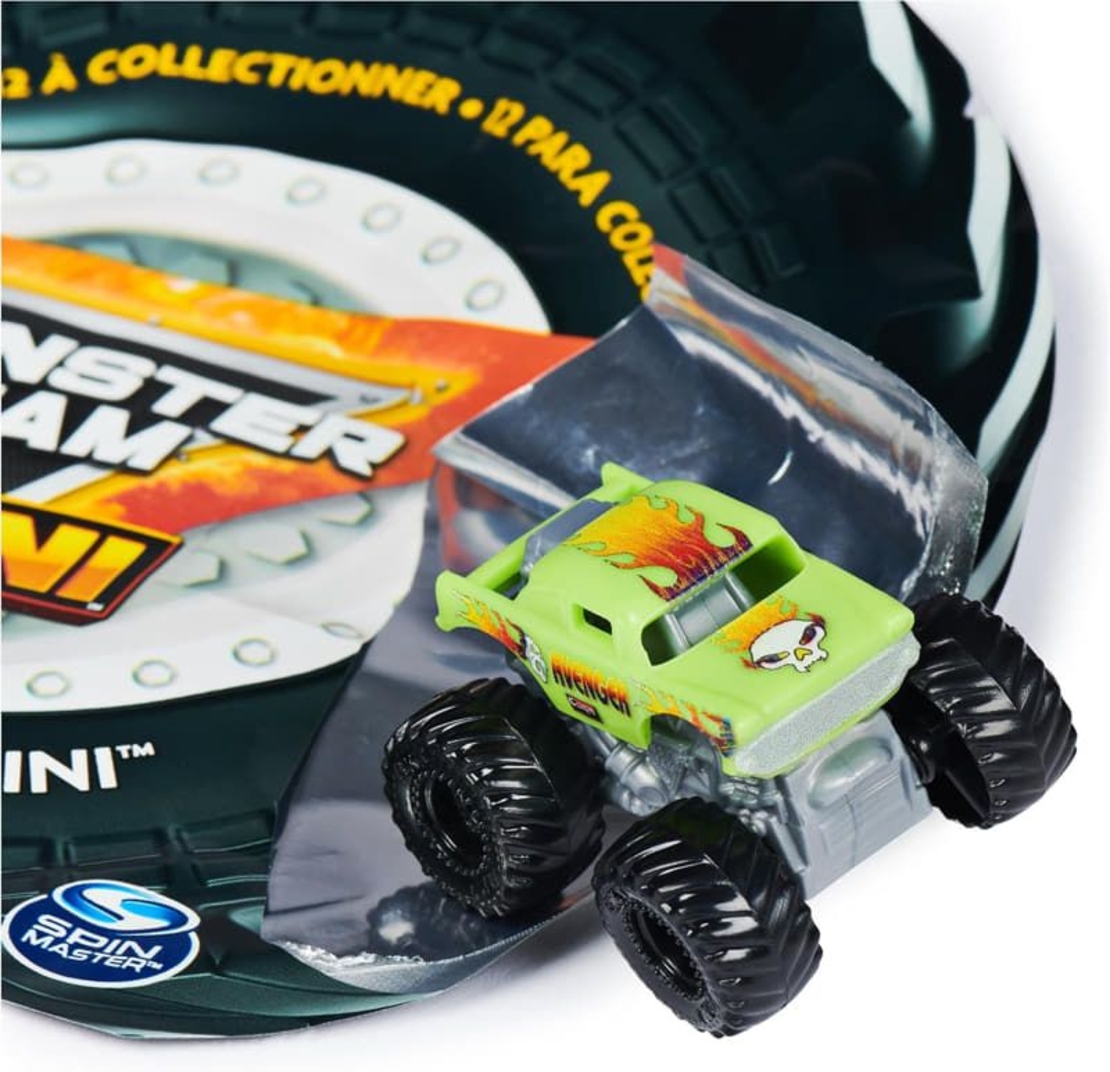 Количка изненада Spin Master Monster Jam Mini Monster Truck, 1:87 мащаб