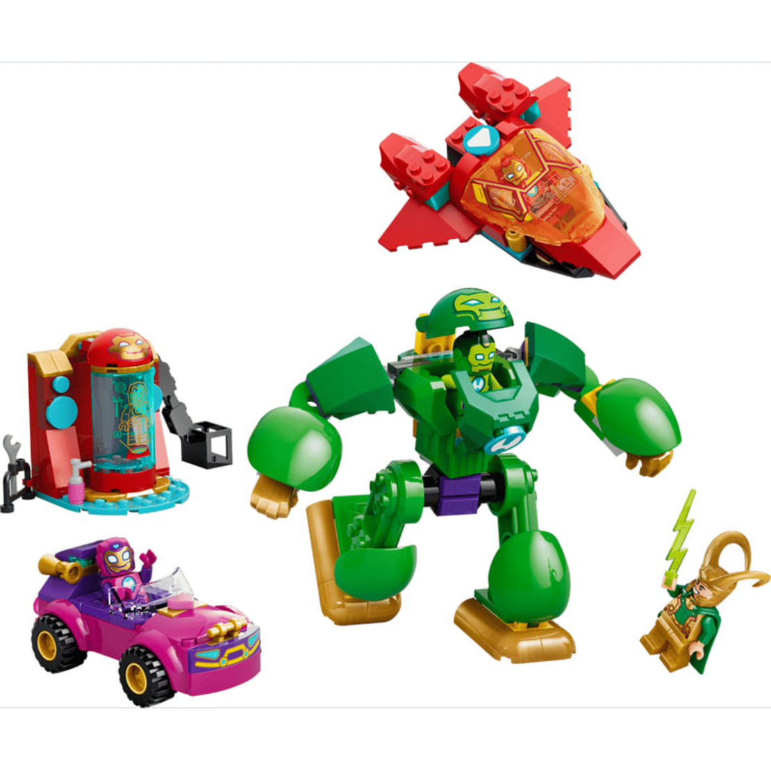 LEGO® Marvel Железния човек и неговите страхотни приятели, Локи срещу Железния човек 11211