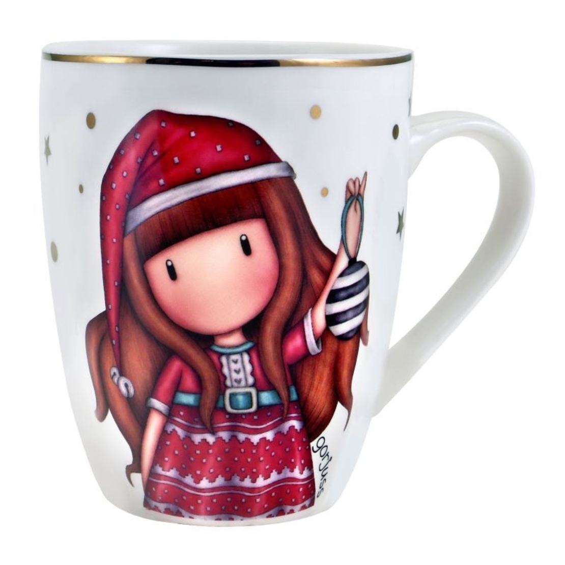 Комплект чаша с подложка - Santoro Gorjuss Merry and Bright - Tis The Season