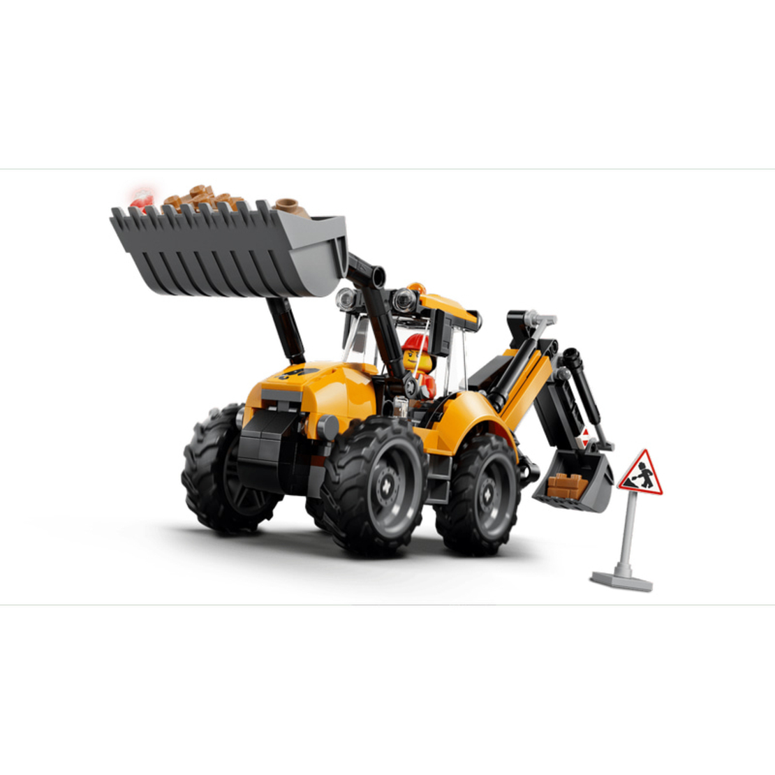 LEGO® City Жълт багер със задна лопата 60480