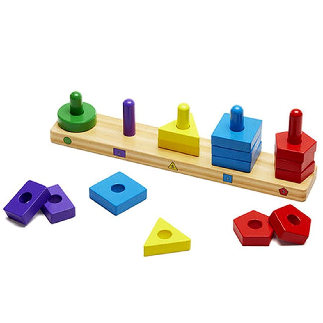 Дървена дъска Melissa and Doug сортер 10379