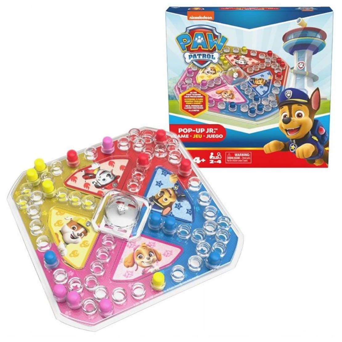 Детска игра Spin Master Paw Patrol Pop-up, Не се сърди, човече