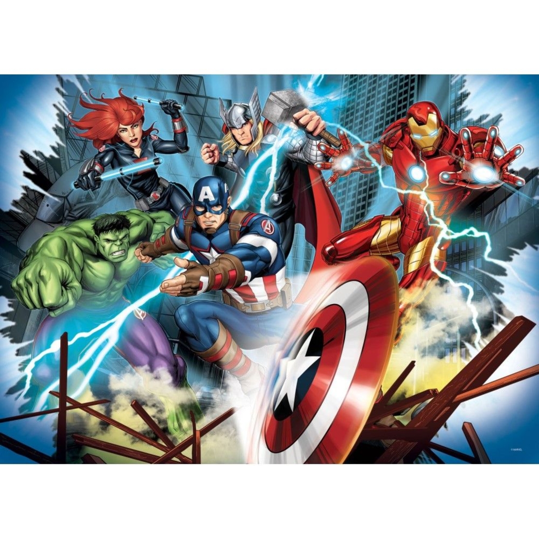Детски пъзел Lisciani M-Plus Marvel Avengers 48ч.