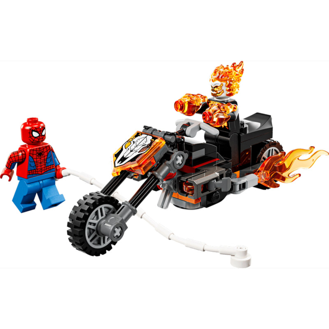 LEGO® Marvel Спайдърмен срещу Призрачен ездач с мотоциклет 76335