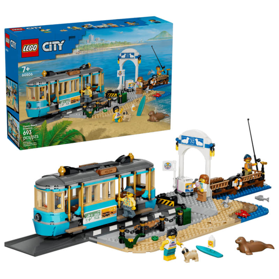 LEGO® City Класически плажен трамвай 60506