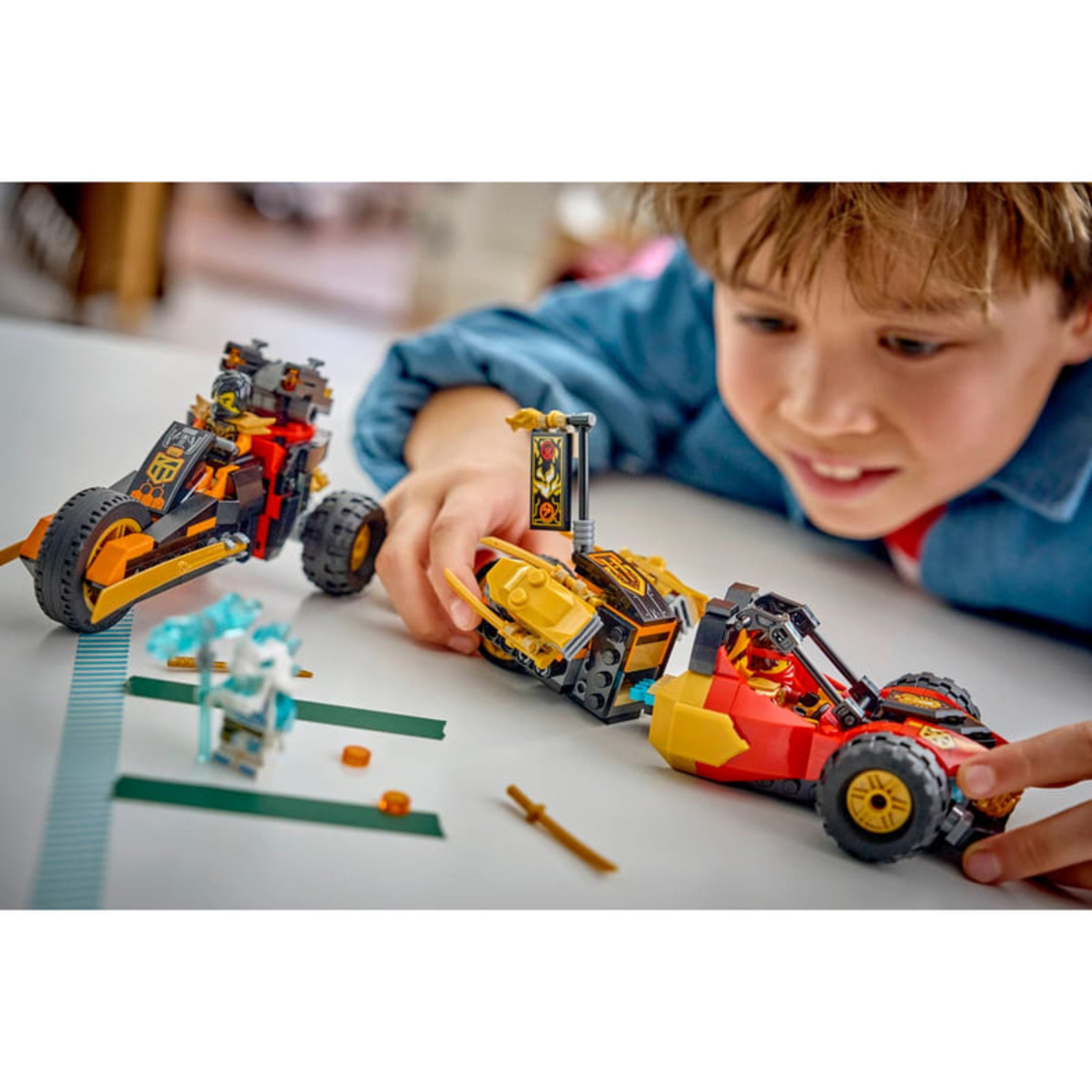 LEGO® NINJAGO® Комбинирани превозни средства на Кай и Коул 71864