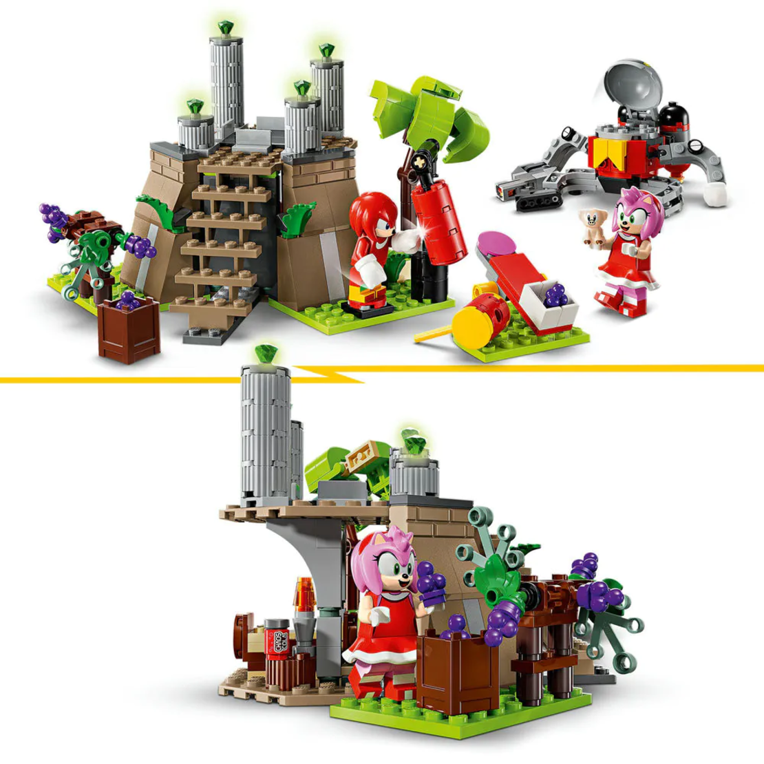 LEGO® Sonic Нъкълс и храмът на Главния изумруд 76998
