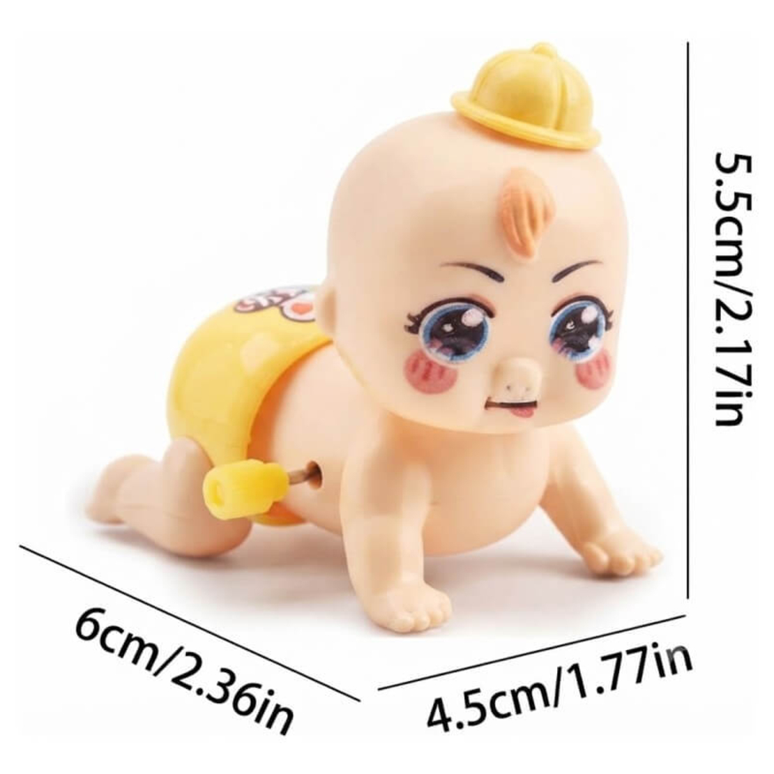 Детска играчка Raya Toys лазещо момченце с механизъм